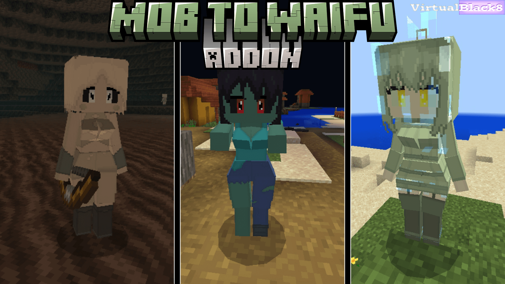 Mob to Waifu Addon