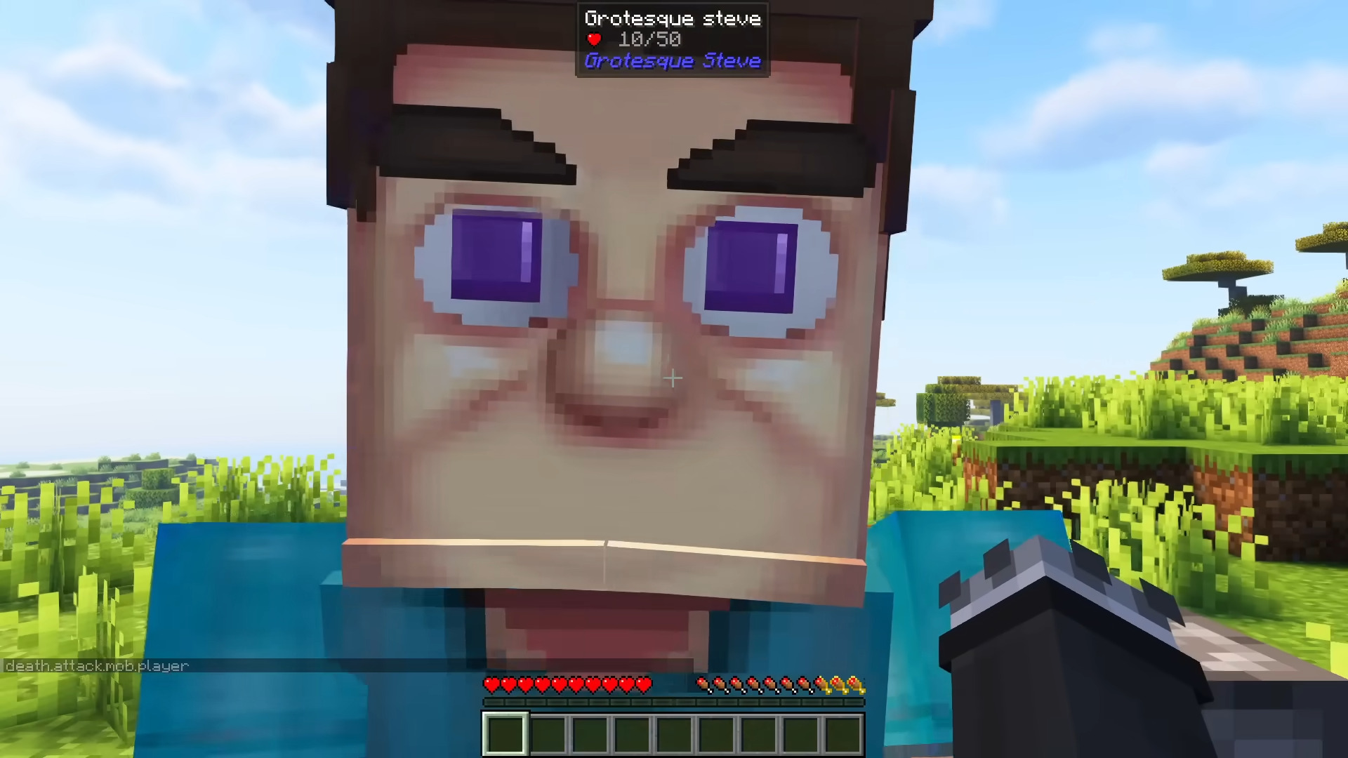Grotesque Steve Addon