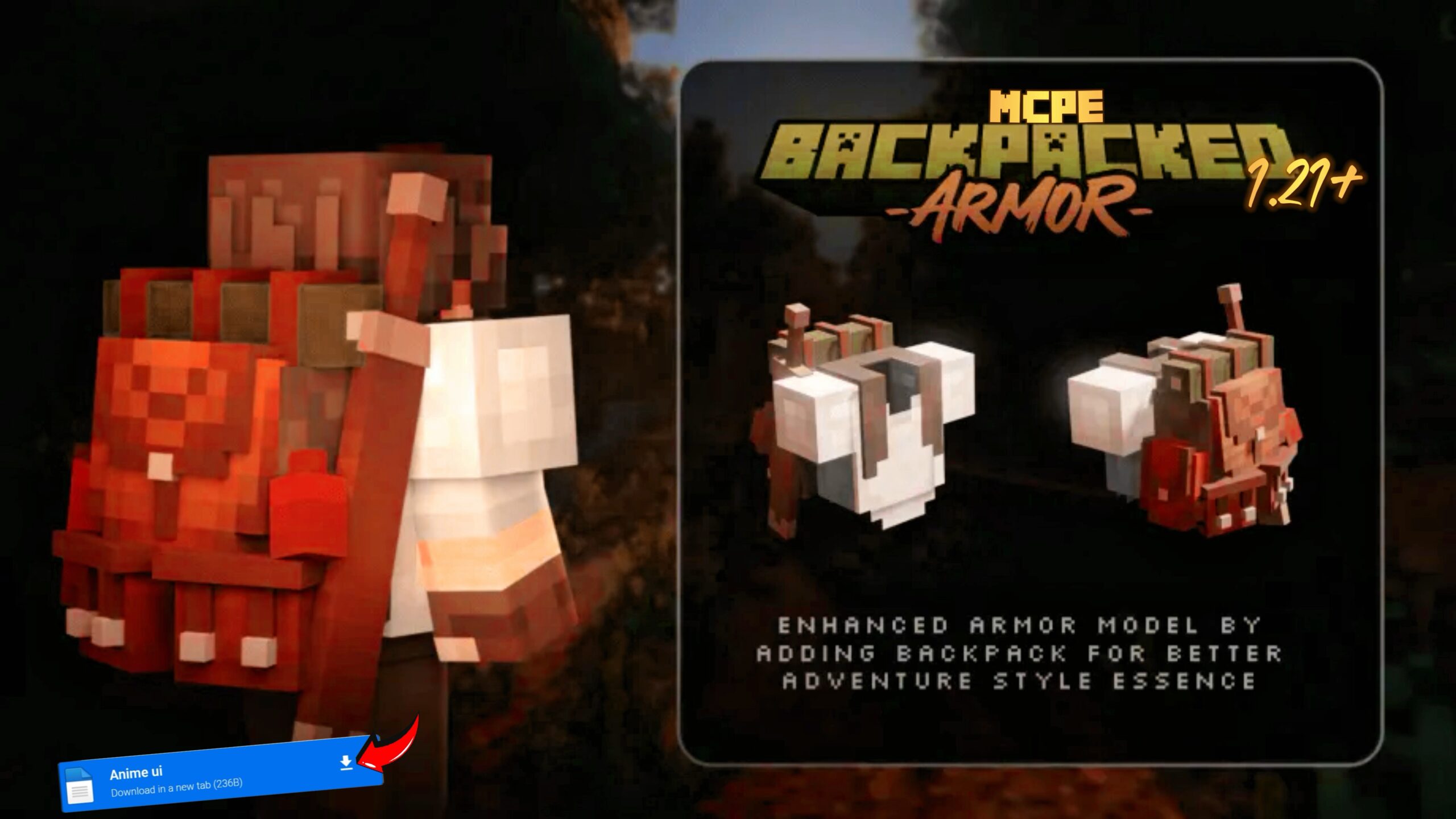Backpacked Armor Addon
