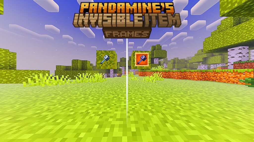 Invisible Item Frames Texture Pack