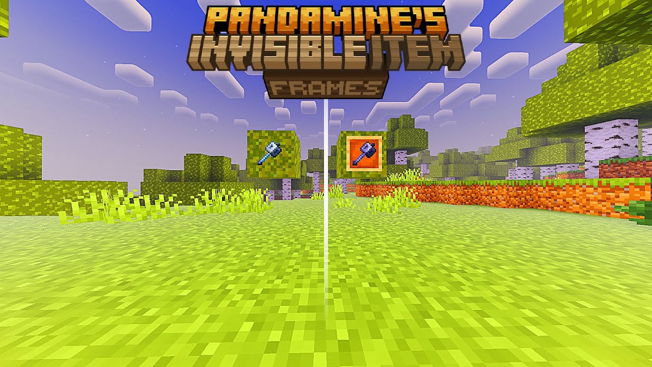 Invisible Item Frames Texture Pack