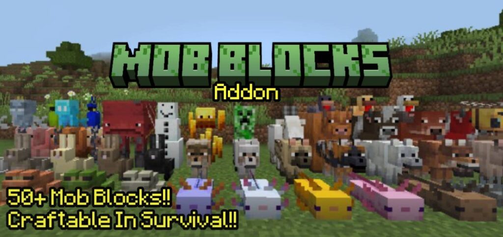 Mob Entity Blocks Addon