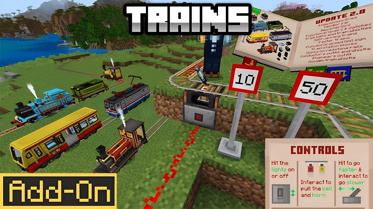 Trains 2.0 Addon