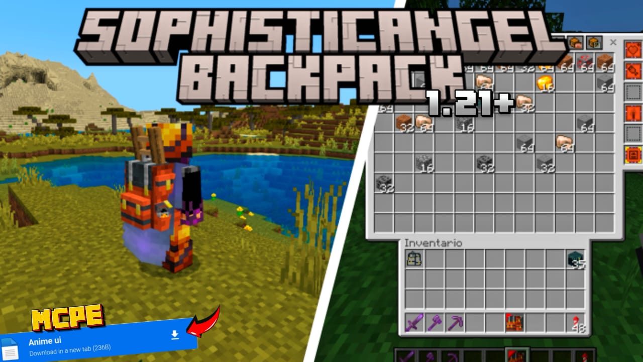 𝐒𝐨𝐩𝐡𝐢𝐬𝐭𝐢𝐜𝐚𝐧𝐠𝐞𝐥 𝐁𝐚𝐜𝐤𝐩𝐚𝐜𝐤 Addon