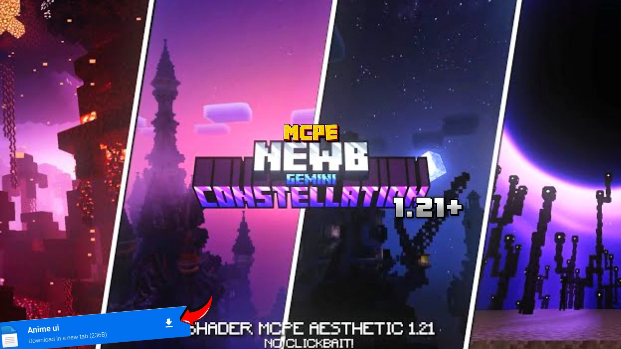 newb constellation gemini shader