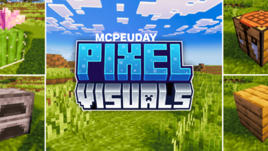 Pixel Edge Visuals Shader For MCPE