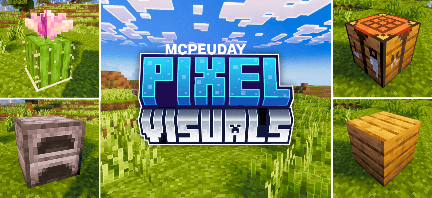 Pixel Edge Visuals Shader For MCPE