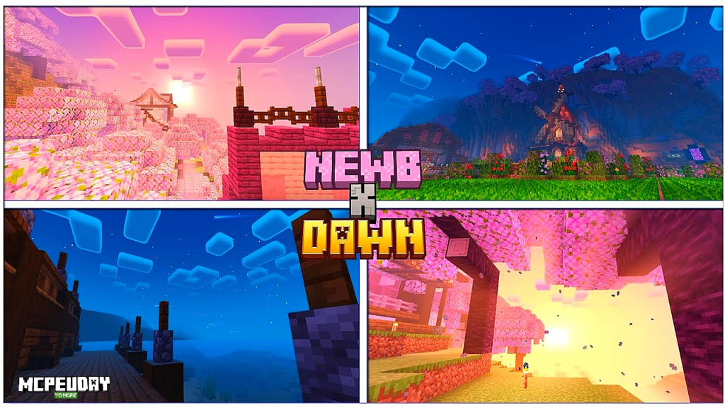 Newb X Dawn Shader for MCPE 1.21+ (Bedrock Edition)