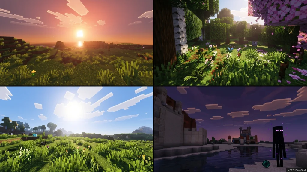 Atmos Visuals Shader (26.x, 1.21) – MCPE/Bedrock Shader