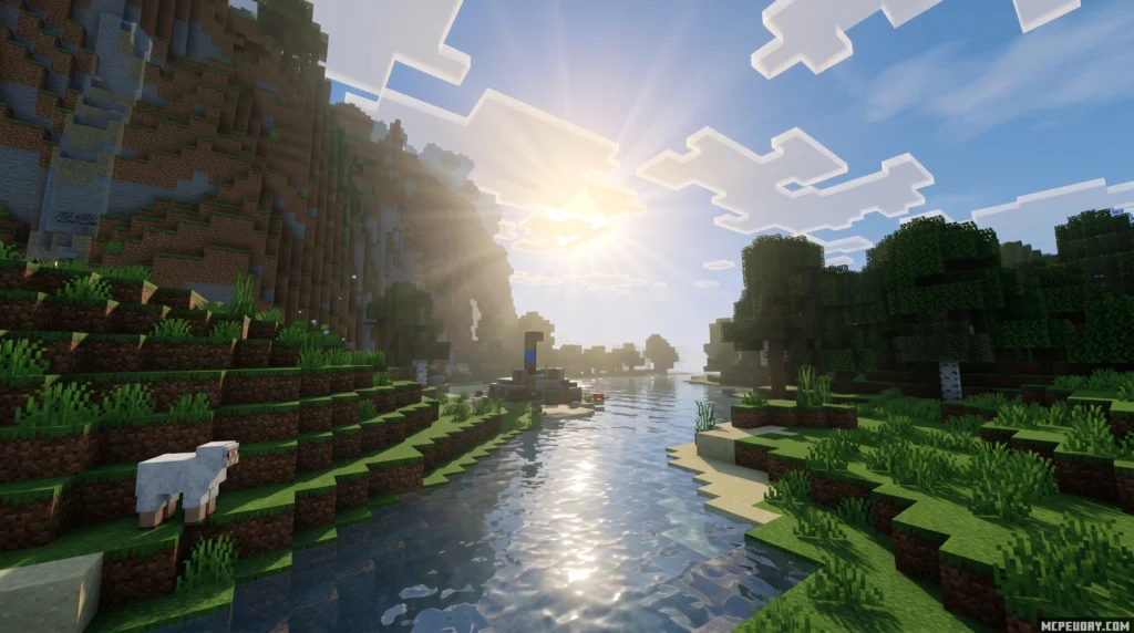 Ultra Vibrant Visuals Shader Minecraft