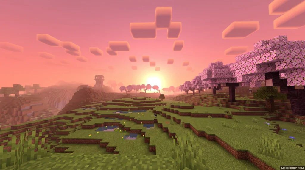 Newb X Soleil Shaderย (26.x, 1.21) โ MCPE/Bedrock Shader