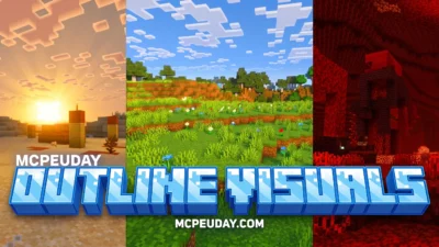 Outline Visuals Shader (26.x, 1.21) – MCPE/Bedrock Shader