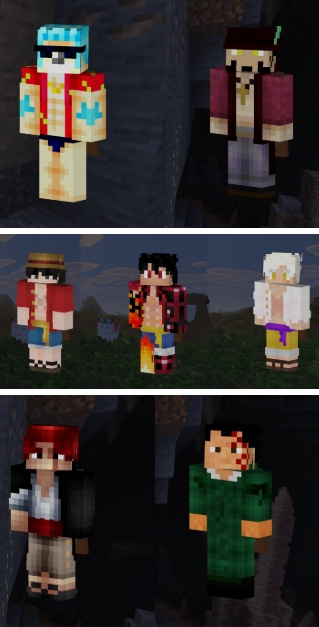 One Piece Skin Addon for MCPE