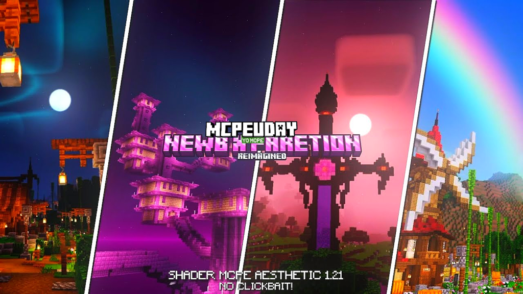 NEWB x PARETION Reimagined Shader for Minecraft PE 1.21+