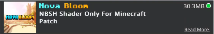 Nova Bloom Shader for Minecraft PE (MCPE 1.21+)