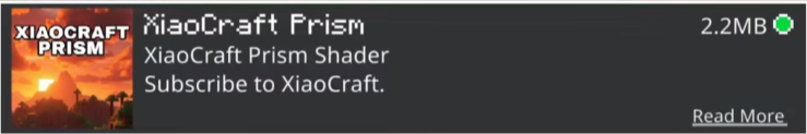 XIAOCRAFT PRISM Shader