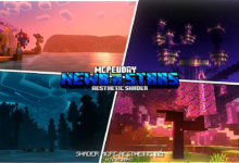 NEWB X STARS Shader for Minecraft PE (MCPE) – Best Realistic Shader with Stunning Night Sky