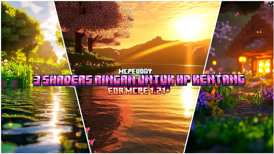3 Best Shaders for Minecraft 1.21+ (Ultra Realistic, Smooth FPS & Stunning Graphics)