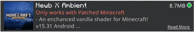 NEWB X Ambient Shader
