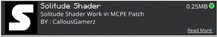 Solitude Shader