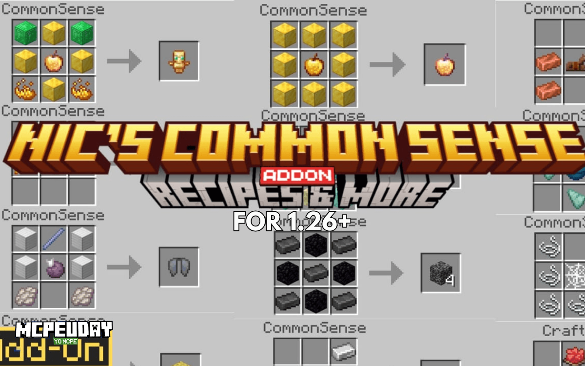 Nic’s Common Sense Addon (1.26, 1.21) – Download, Features & Installation Guide