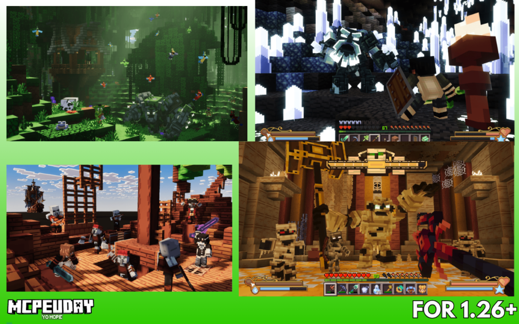 Bedrock Reimagined Addon Screenshots