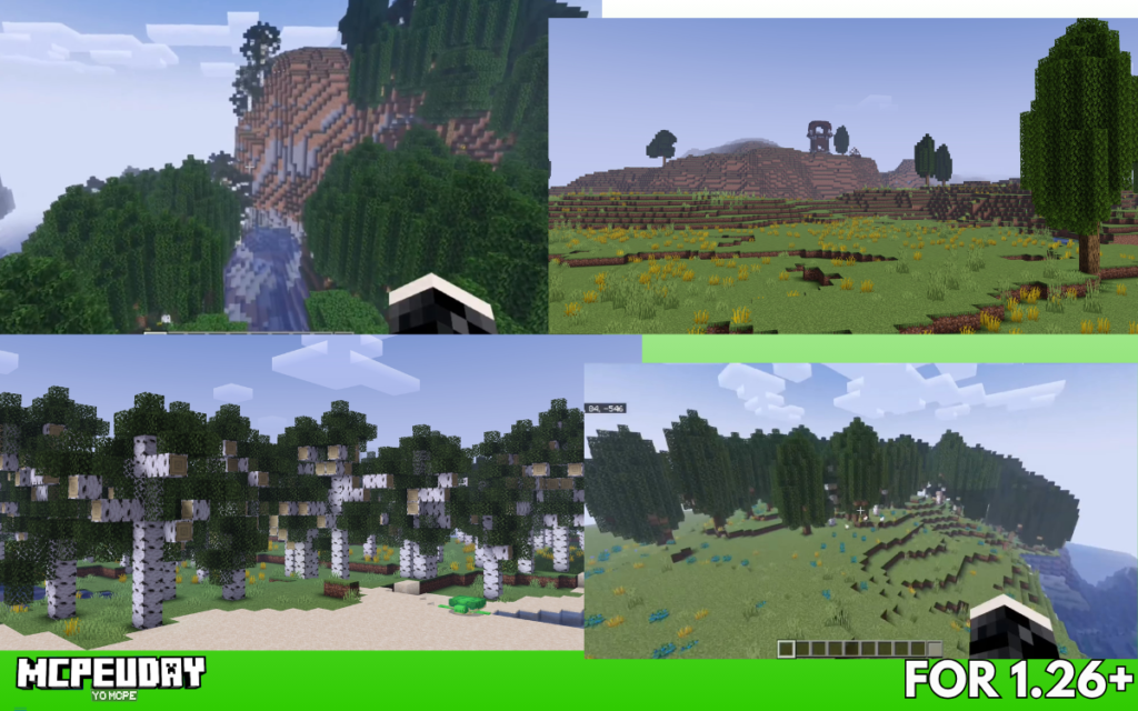Biomes O’ Discovery Addon Screenshots