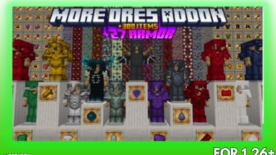 More Ores Add-on Minecraft 1.21 (26.x) – Download & Guide
