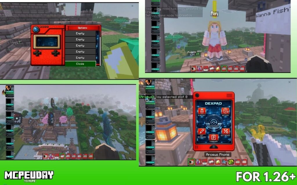 Pokemon Revival Addon Screenshots