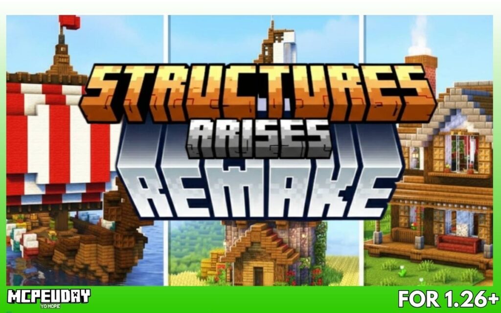 Structures Arises Remake Addon (26.x, 1.21) – Download, Features & Installation Guide