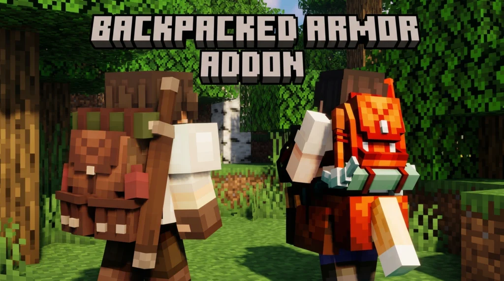Backpacked Armor Addon (26.x, 1.21) – MCPE/Bedrock Mod