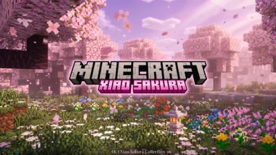 Xiao Sakura Shader for Minecraft Bedrock 1.21+ (2026) – Pink Cherry Blossom Shader Guide