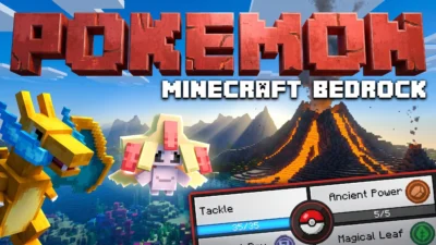 PokeBedrock | Pokémon Addon (26.x, 1.21) – MCPE/Bedrock Mod