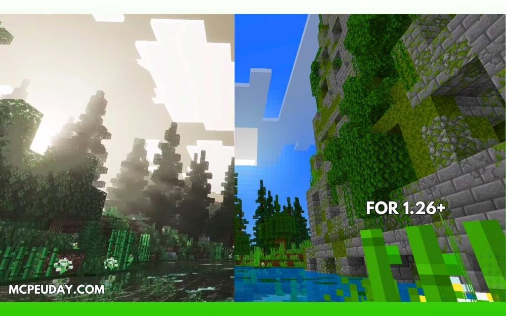 Abandoned City Visual Shader (26.x, 1.21) for MCPE Download (2)