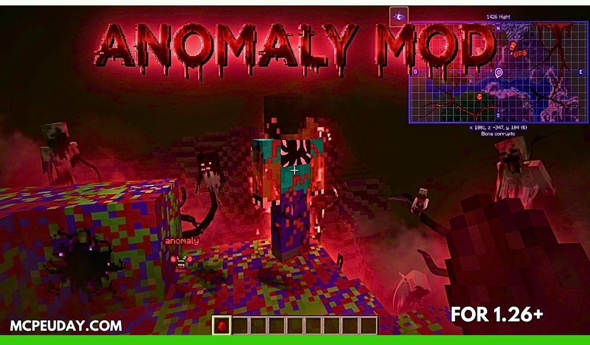 Anomaly Mod (26.x, 1.21) – Horror Addon for MCPE