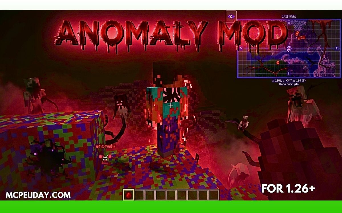 Anomaly Mod (26.x, 1.21) – Horror Addon for MCPE