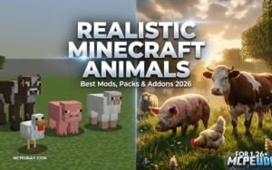 Best Realistic Minecraft Animals Mods & Texture Packs for Java + MCPE