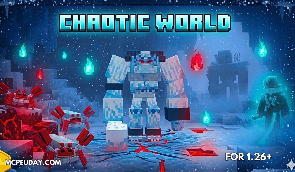 Chaotic World Addon (26.x, 1.21) – Complete Combat Overhaul for Minecraft Bedrock