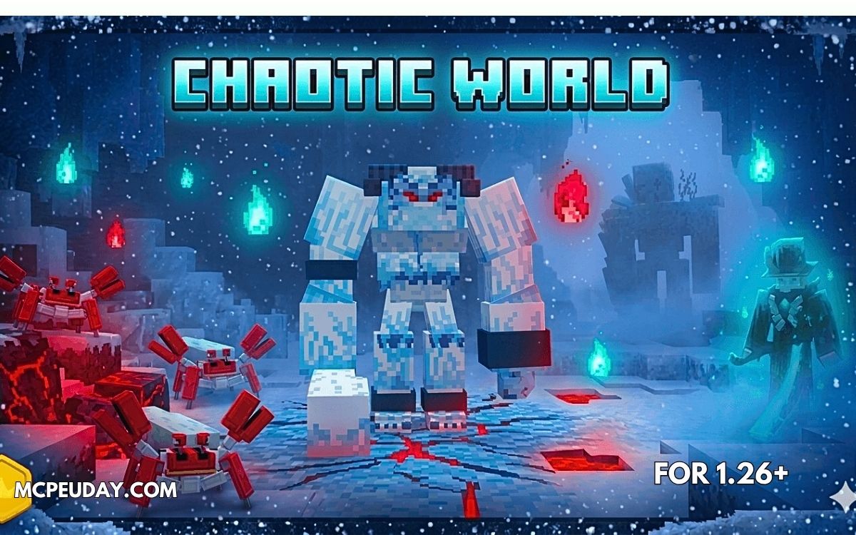 Chaotic World Addon (26.x, 1.21) – Complete Combat Overhaul for Minecraft Bedrock