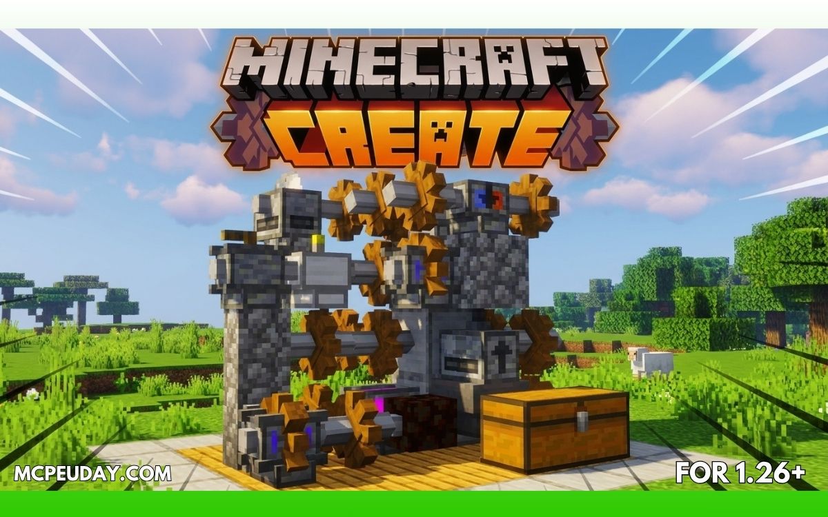 Create Addon (26.x, 1.21) for MCPE – Best Automation Mod for Minecraft Bedrock
