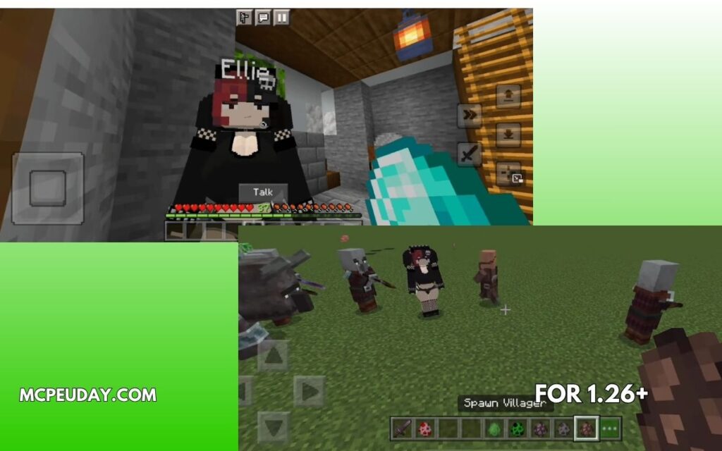 Ellie Addon (1.21, 1.20) MCPE – Screenshots