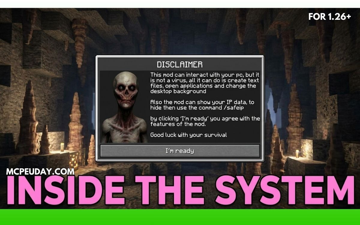 Inside The System Mod (1.21) – Creepy Horror Mod for Minecraft Java