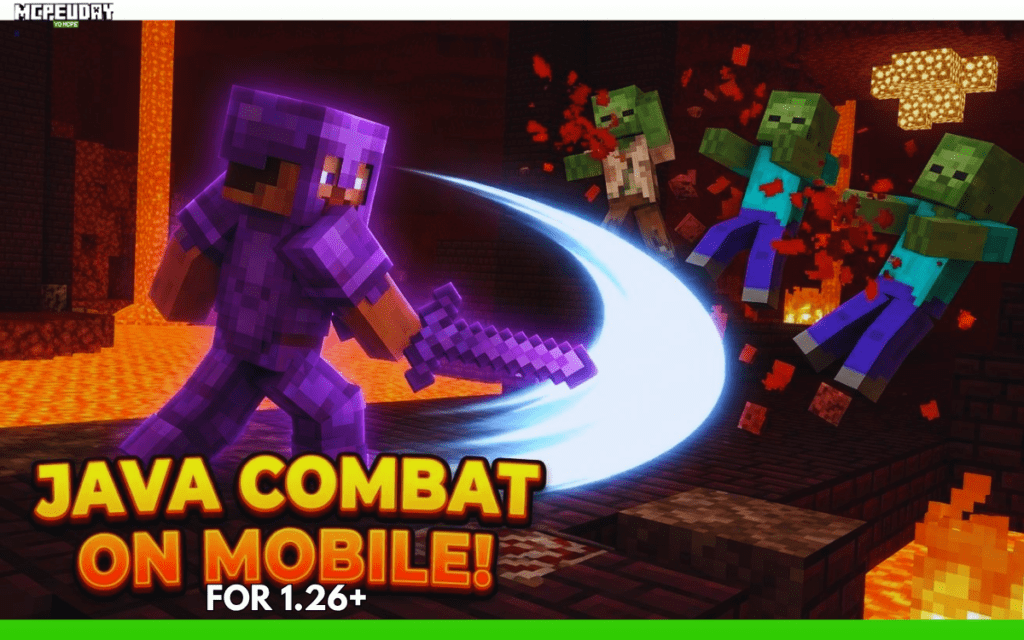 Java Combat Addon (26.x) for MCPE – Best PvP Combat Mod