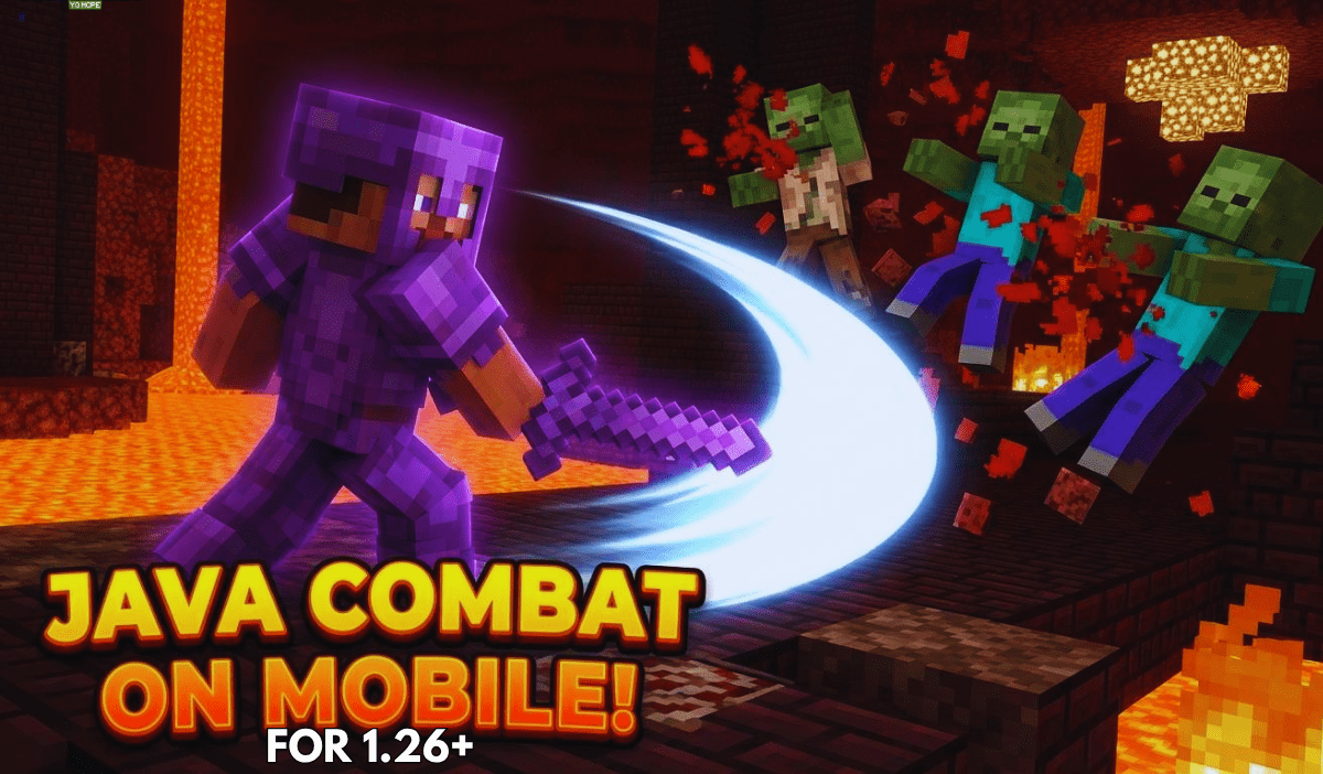 Java Combat Addon (26.x) for MCPE – Best PvP Combat Mod