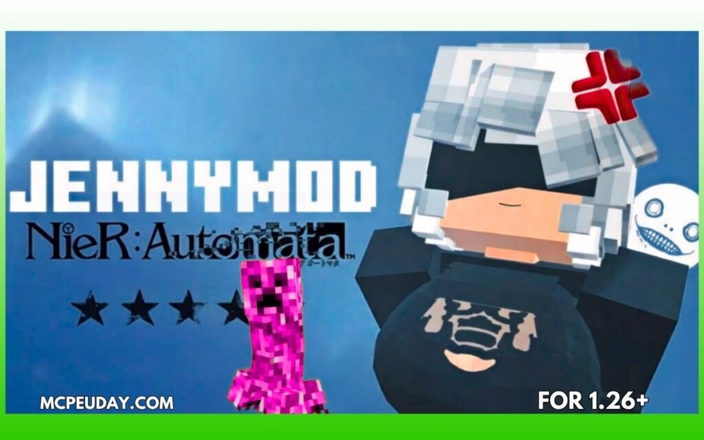 Jenny Nier Automata Addon (1.21+) Download for MCPE – 2B Mod