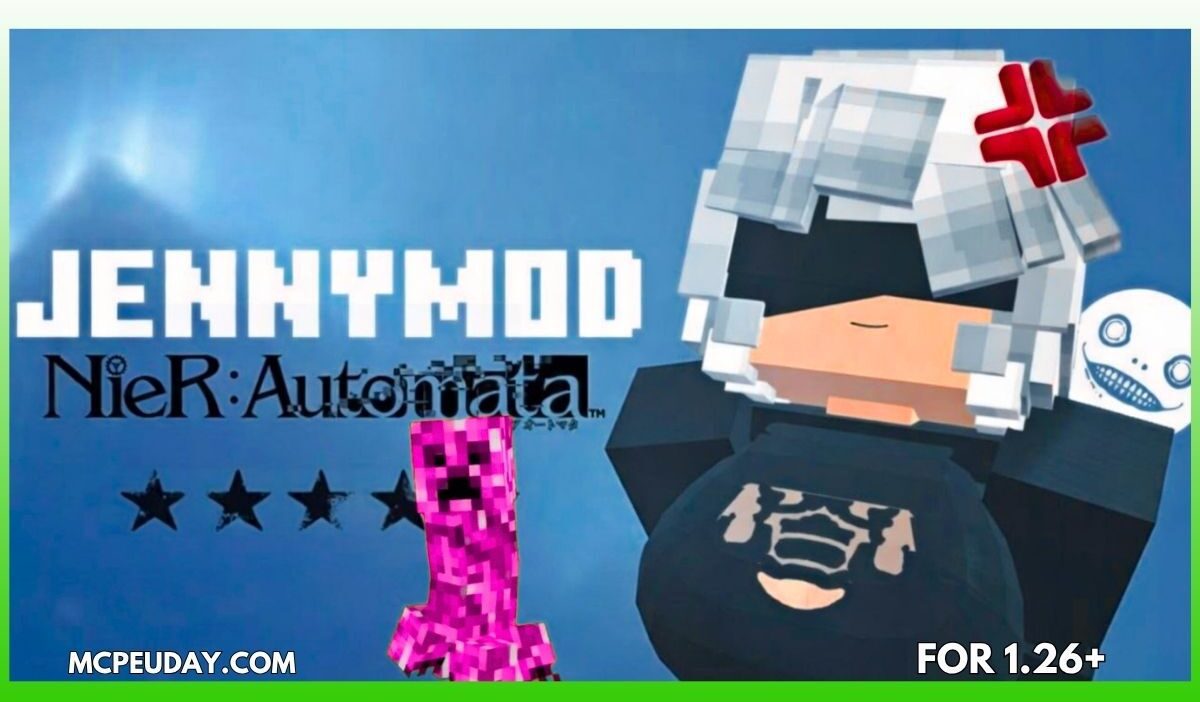 Jenny Nier Automata Addon (1.21+) Download for MCPE – 2B Mod