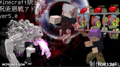 Jujutsu Kaisen Addon (26.x, 1.21) for MCPE – Anime Powers & Domain Combat
