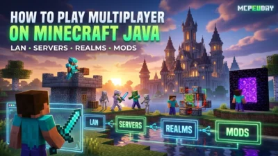 How to Play Multiplayer on Minecraft Java (2026 Guide) | LAN, Servers, Realms & Mods