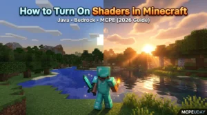 How to Turn On Shaders in Minecraft (2026 Guide) – Java, Bedrock & MCPE Setup Fast | MCPEUDAY