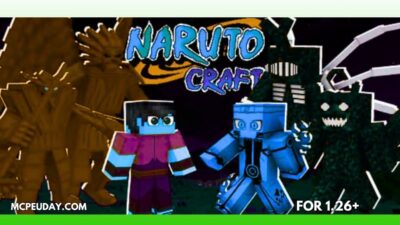 Naruto Craft V6.1 Addon (1.21, 1.20) – MCPE Naruto Mod Download